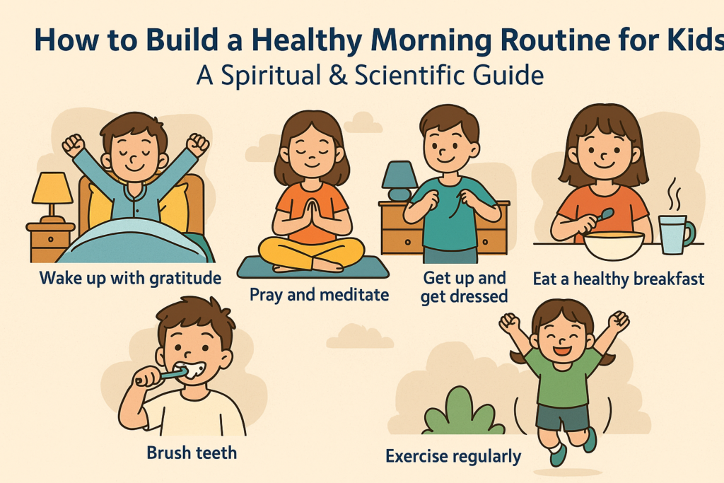 How to Build a Healthy Morning Routine for Kids: A Spiritual & Scientific Guide